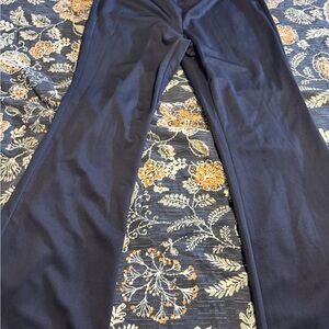 Elegant Navy Flared Trousers